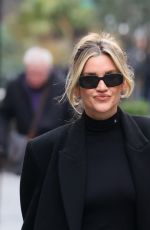 ASHLEY ROBERTS Leaves Heart Radio in London 01/10/2025