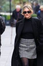 ASHLEY ROBERTS Leaves Heart Radio in London 01/10/2025