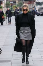 ASHLEY ROBERTS Leaves Heart Radio in London 01/10/2025