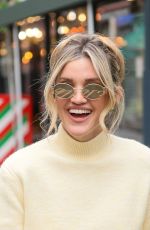 ASHLEY ROBERTS Leaves Heart Radio Studio in London 01/20/2025