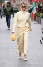 ASHLEY ROBERTS Leaves Heart Radio Studio in London 01/20/2025