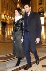 AURORA RAMAZZOTTI and Goffredo Cerza Arrives at Michelle Hunziker
