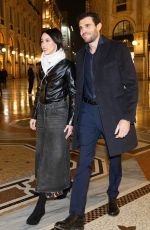 AURORA RAMAZZOTTI and Goffredo Cerza Arrives at Michelle Hunziker