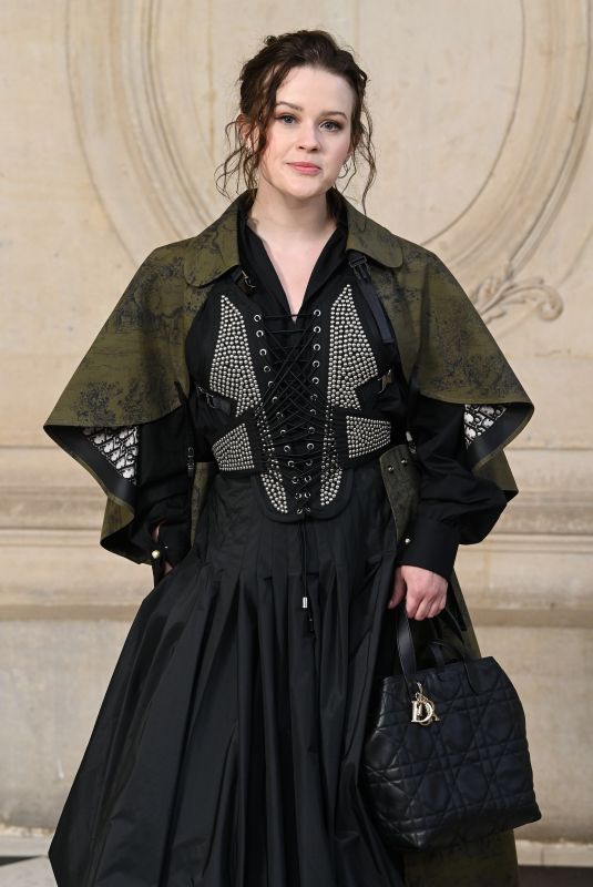 AVA PHILLIPPE at Christian Dior Haute Couture Show at Paris Fashion Week 01/27/2025