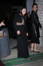AWKWAFINA Arrives at UTA Golden Globes Afterparty in Beverly Hills 01/05/2025