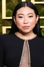 AWKWAFINA at 82nd Annual Golden Globes Awards in Beverly Hills 01/05/2025
