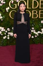 AWKWAFINA at 82nd Annual Golden Globes Awards in Beverly Hills 01/05/2025