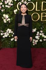 AWKWAFINA at 82nd Annual Golden Globes Awards in Beverly Hills 01/05/2025