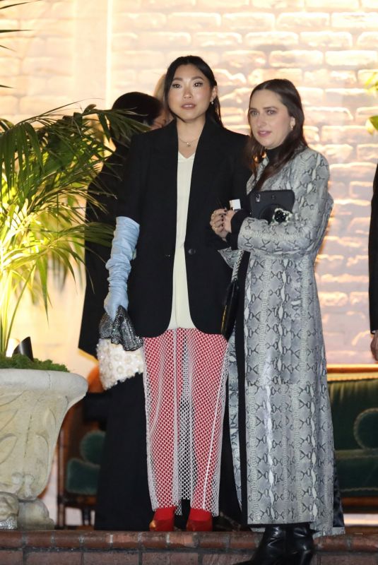 AWKWAFINA Leaves W Magazine Best Performances Party at Chateau Marmont 01/04/2025