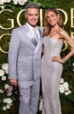 AYDA and Robbie WILLIAMS at 82nd Annual Golden Globes Awards in Beverly Hills 01/05/2025