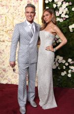 AYDA and Robbie WILLIAMS at 82nd Annual Golden Globes Awards in Beverly Hills 01/05/2025