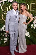 AYDA and Robbie WILLIAMS at 82nd Annual Golden Globes Awards in Beverly Hills 01/05/2025