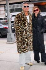 AYDA FIELD and Robbie Williams Arrives at Bravo Studios in New York City 01/13/2025