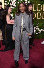 AYO EDEBIRI at 82nd Annual Golden Globes Awards in Beverly Hills 01/05/2025