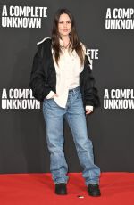 BEATRICE BRUSCHI at A Complete Unknown Premiere in Rome 01/17/2025