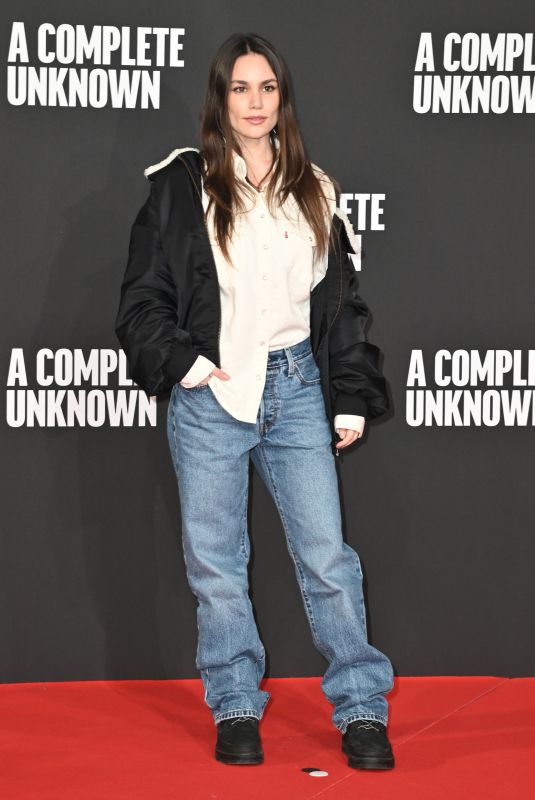 BEATRICE BRUSCHI at A Complete Unknown Premiere in Rome 01/17/2025