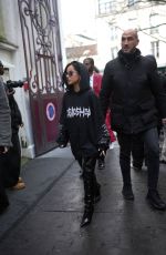 BECKY G Arrives at 032C Fashion Show at Paris Fashion Week 01/23/2025