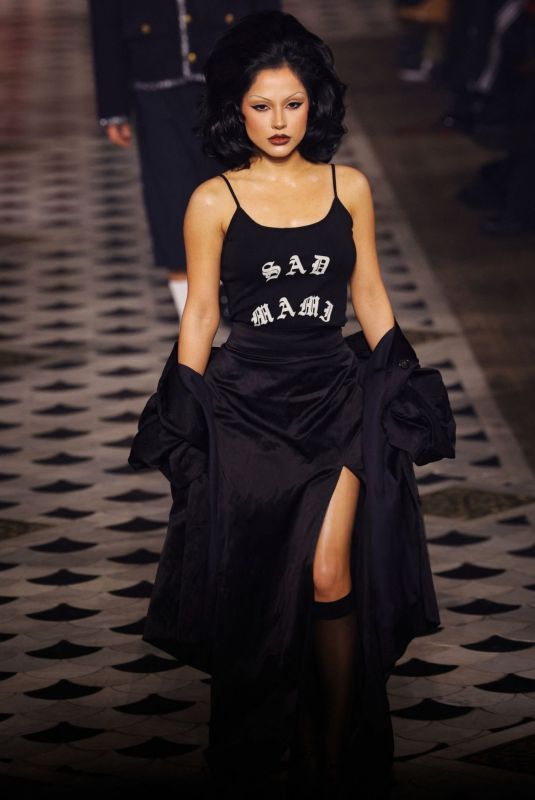 BECKY G Walks Runway at Willy Chavarria Menswear F/W 25/26 Show at Paris Fashion Week 01/24/2025