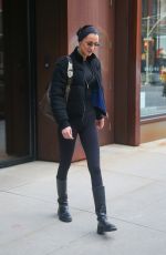 BELLA HADID Leaves Gigi