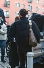 BELLA HADID Leaves Gigi