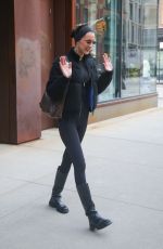 BELLA HADID Leaves Gigi