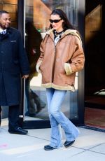BELLA HADID Out and About in New York 01/22/2025