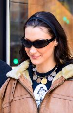 BELLA HADID Out and About in New York 01/22/2025