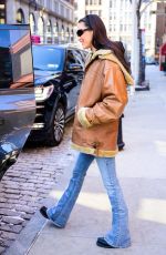 BELLA HADID Out and About in New York 01/22/2025