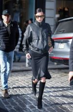 BELLA HADID Out Shopping in SoHo in New York City 01/25/2025