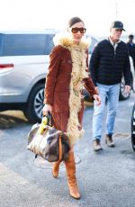 BELLA HDAID Out in Hudson Yards in New York City 01/25/2025