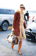 BELLA HDAID Out in Hudson Yards in New York City 01/25/2025