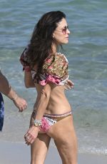 BETHENNY FRANKEL in Bikini with Puffy Sleeves at a Beach on New Year
