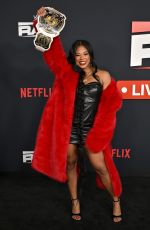 BIANCA BELAIR at WWE Monday Night RAW Premiere at Intuit Dome in Inglewood 01/06/2025