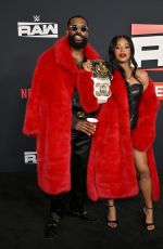 BIANCA BELAIR at WWE Monday Night RAW Premiere at Intuit Dome in Inglewood 01/06/2025
