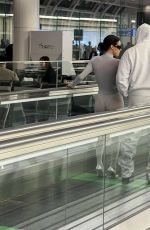 BIANCA CENSORI and Kanye West at Haneda Airport in Tokyo 01/30/2025