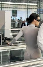 BIANCA CENSORI and Kanye West at Haneda Airport in Tokyo 01/30/2025