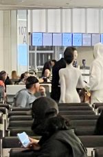 BIANCA CENSORI and Kanye West at Haneda Airport in Tokyo 01/30/2025