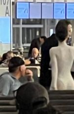 BIANCA CENSORI and Kanye West at Haneda Airport in Tokyo 01/30/2025