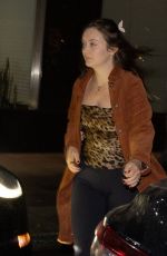 BILLIE LOURD Leaves Mr. Chow in Beverly Hills 01/25/2025