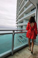 BLANCA BLANCO Strikes a Pose at Her Hotel in Miami 01/22/2025