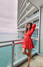 BLANCA BLANCO Strikes a Pose at Her Hotel in Miami 01/22/2025