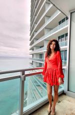 BLANCA BLANCO Strikes a Pose at Her Hotel in Miami 01/22/2025
