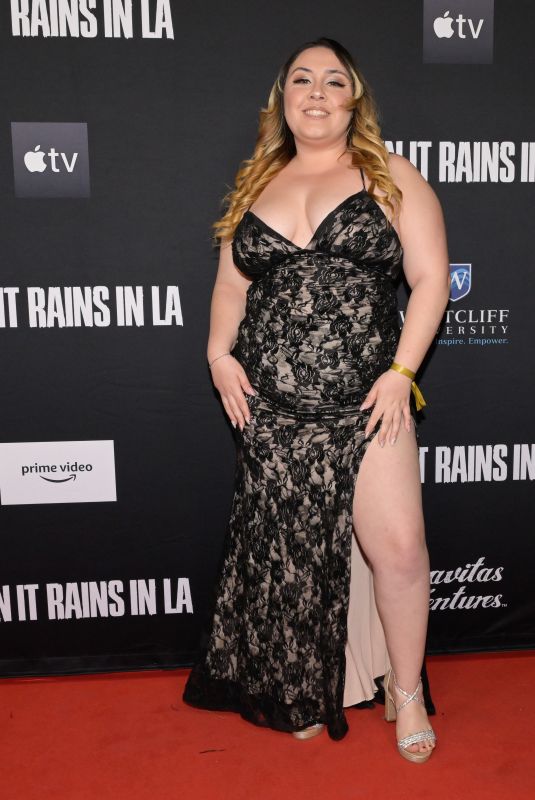 BRIANA GONZALES at When It Rains in LA Premiere at TCL Chinese Theatre 01/23/2025