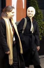 BRIE LARSON Leaves The West End Show of Her New Play Elektra on Opening Night in London 01/24/2025