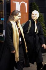 BRIE LARSON Leaves The West End Show of Her New Play Elektra on Opening Night in London 01/24/2025