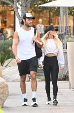BROOKE IRVINE and Sam Asghari Leaves a Gym in Studio City 01/12/2025