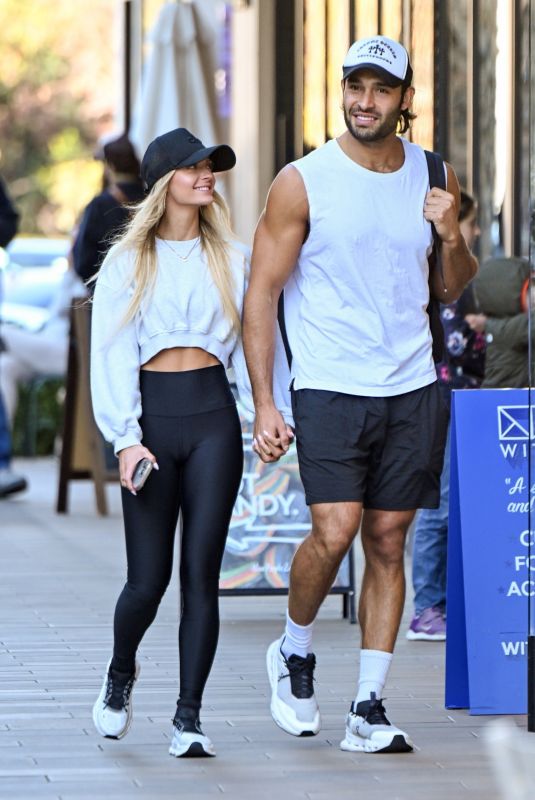 BROOKE IRVINE and Sam Asghari Leaves a Gym in Studio City 01/12/2025