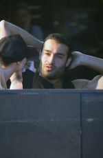BROOKE IRVINE and Sam Asghari Out in Los Angeles 01/10/2025