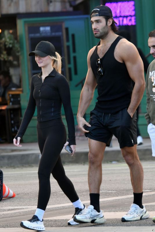 BROOKE IRVINE and Sam Asghari Out in Los Angeles 01/10/2025