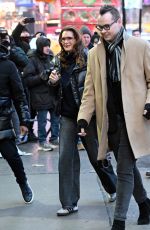 BROOKE SHIELDS Arrives at Good Morning America Studios in New York City 01/13/2025